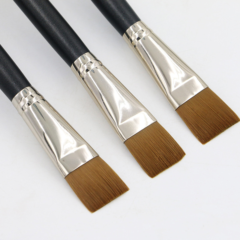 Beauty Makeup Foundation - 【L】Kuas Foundation Persegi Datar Kuas Concealer