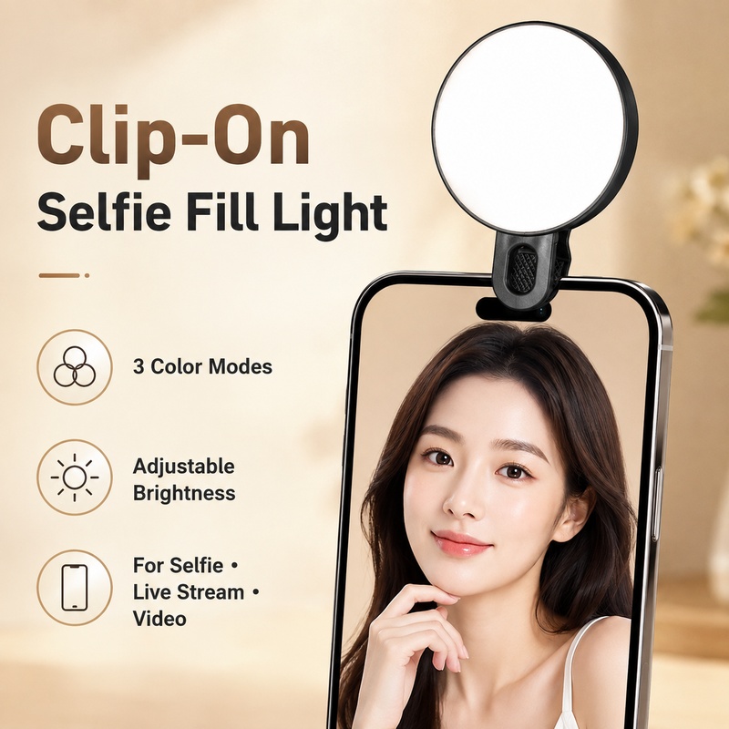Beauty Makeup Video - Lampu LED RGB Portabel Mini dengan