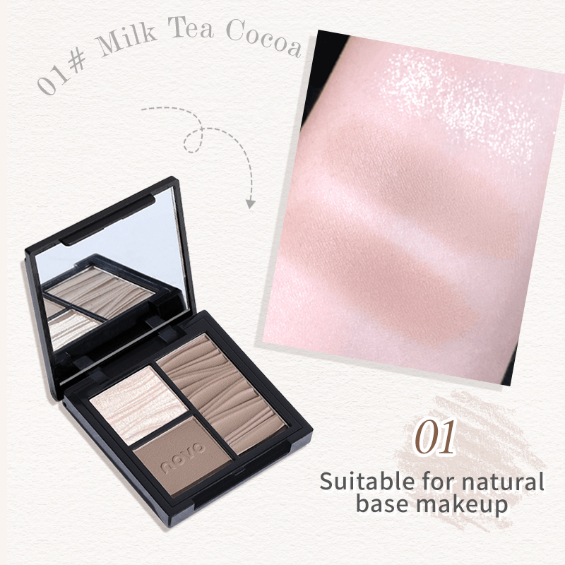 Beauty Makeup Novo - NOVO Disk Rias Tiga Warna Matte