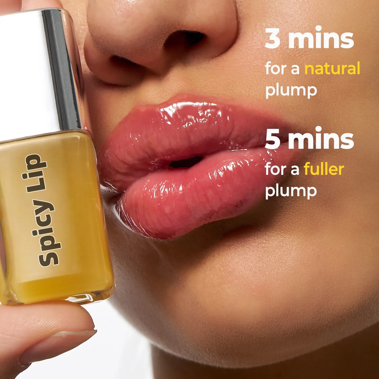 Lip Gloss Plumping - Pengilap Bibir Pedas Penambah Volume Bibir,