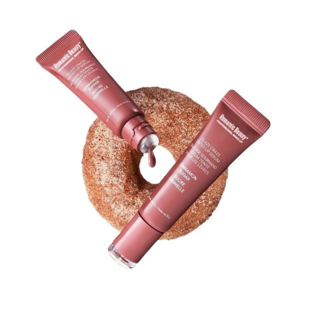 Lip Gloss Plumping - Lip Gloss Donat Warna Pearlescent, Pelembap