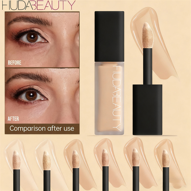 Huda Beauty Makeup Bag - Huda Beauty Concealer Wajah dan Mata