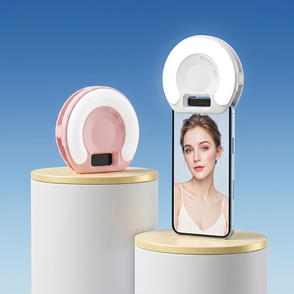 Beauty Makeup Video - Lampu Cincin Selfie Mini Portabel dengan