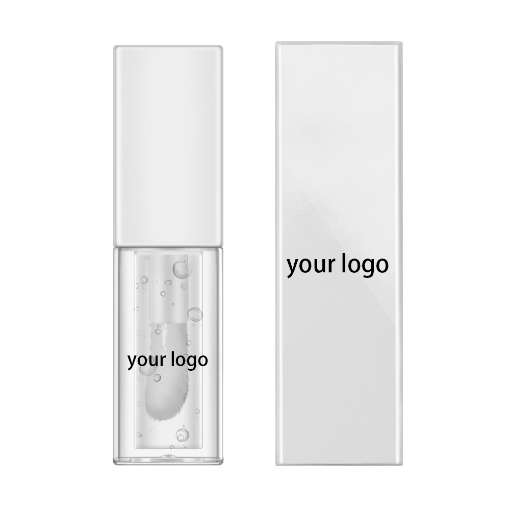 Lipgloss bening Label pribadi  - Lip Gloss Plumping ulasan dan harga