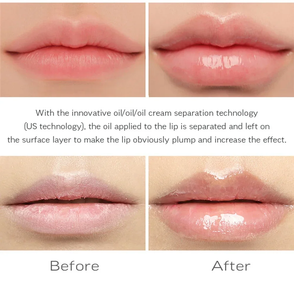 Lipgloss bening Label pribadi  - Lip Gloss Plumping ulasan dan harga