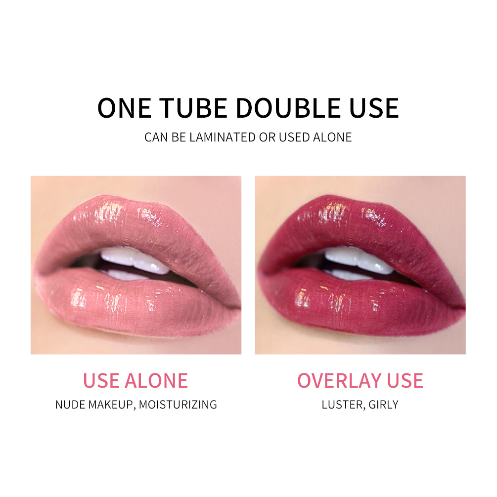 QIBEST Pelembab Gemuk Lip Glos - Lip Gloss Plumping ulasan dan harga