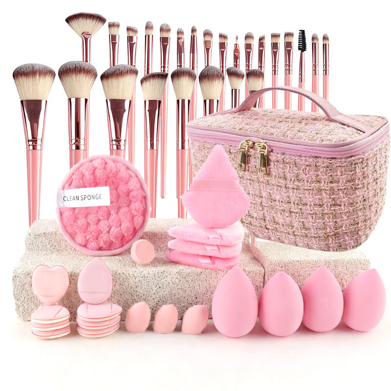 Set Kuas Makeup Gaya Chic deng - Beauty Makeup Tools Set ulasan dan harga