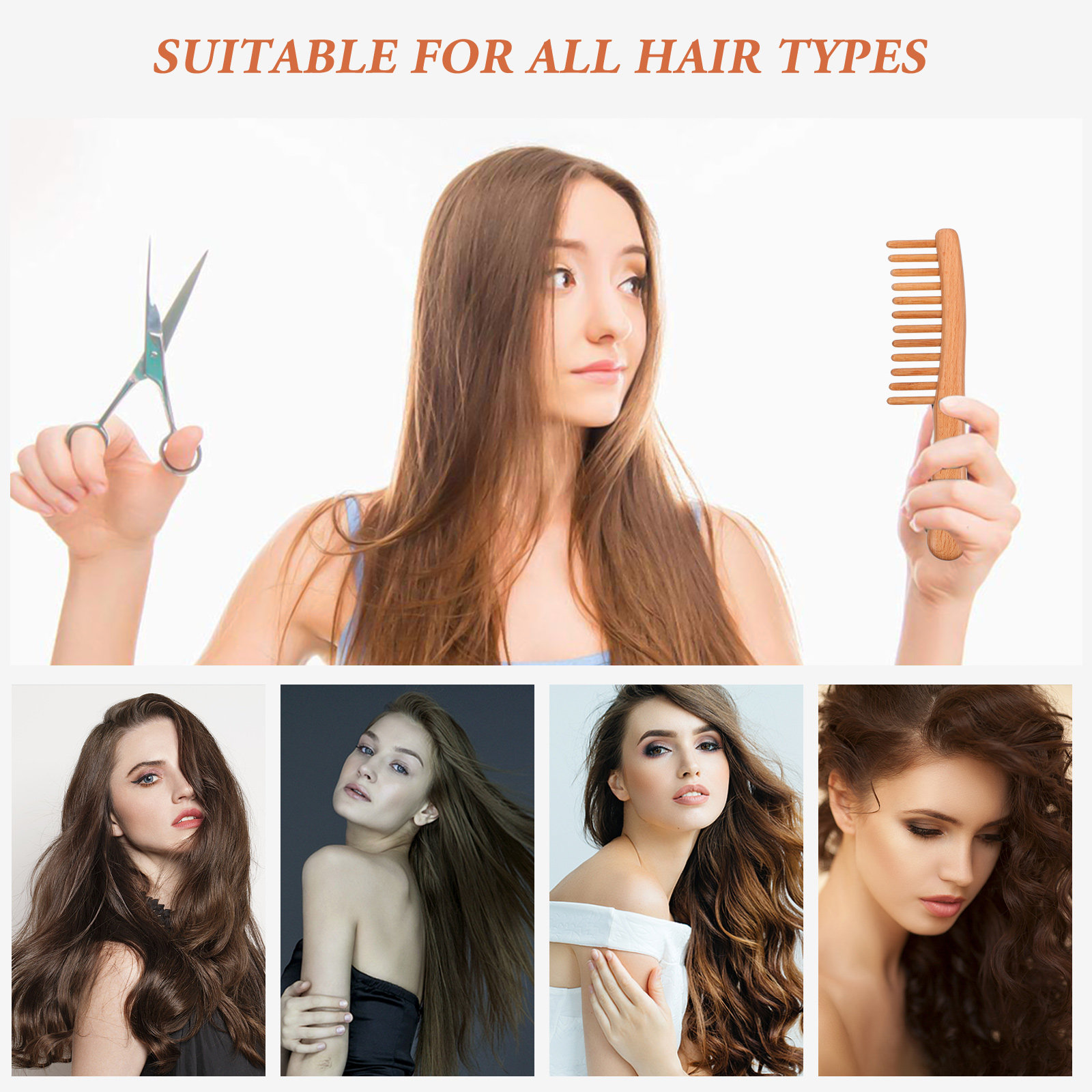 1 Buah Sisir Pijat Kayu Alami  - Hair Scalp Massager ulasan dan harga