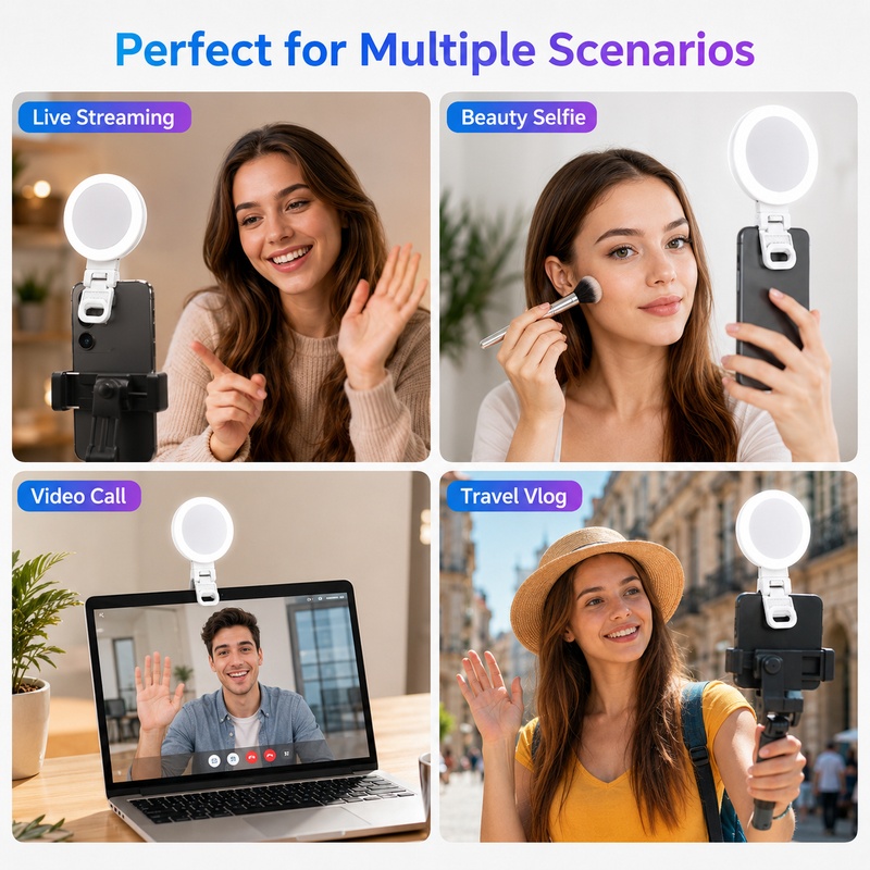 Lampu Video Ponsel Portabel LE - Beauty Makeup Video ulasan dan harga