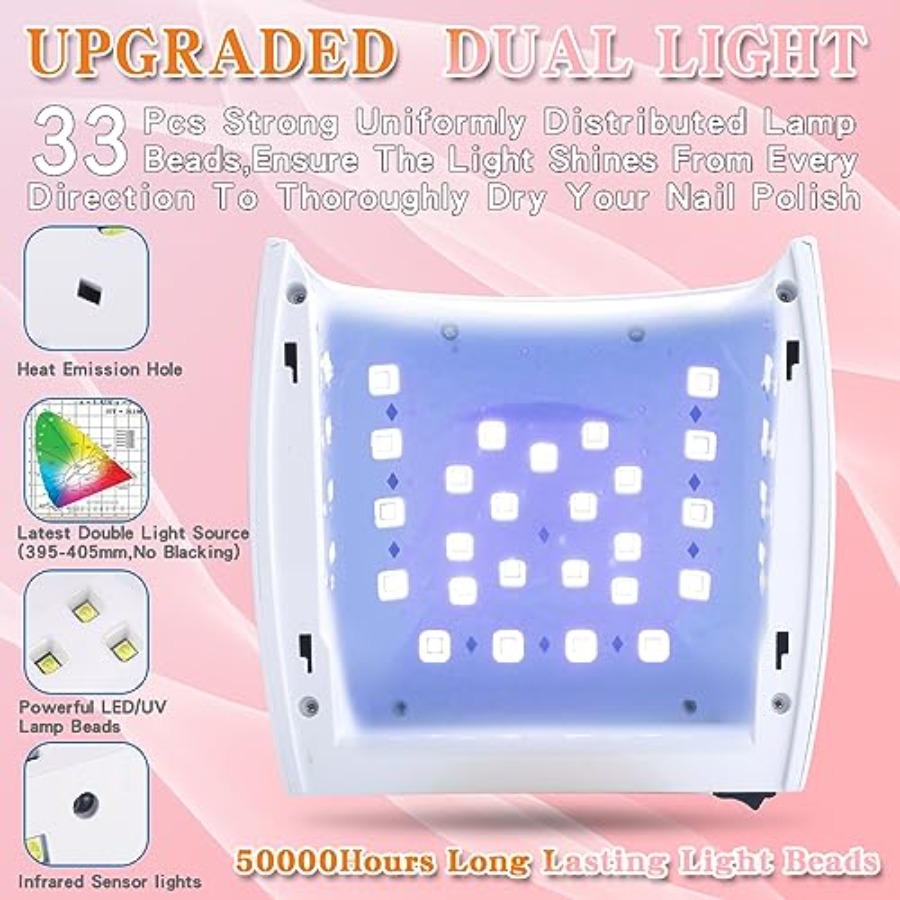 Lampu Kuku UV LED Pengering Ce - Uv Nail Lamp ulasan dan harga