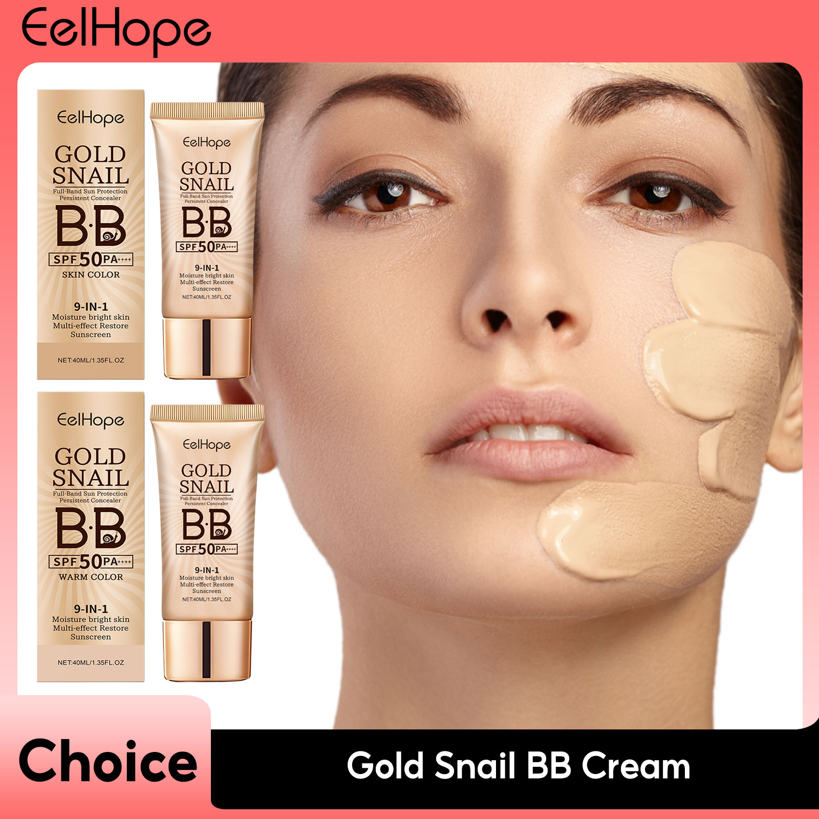 Gold Snail Krim Tabir Surya SP - Beauty Makeup Foundation ulasan dan harga