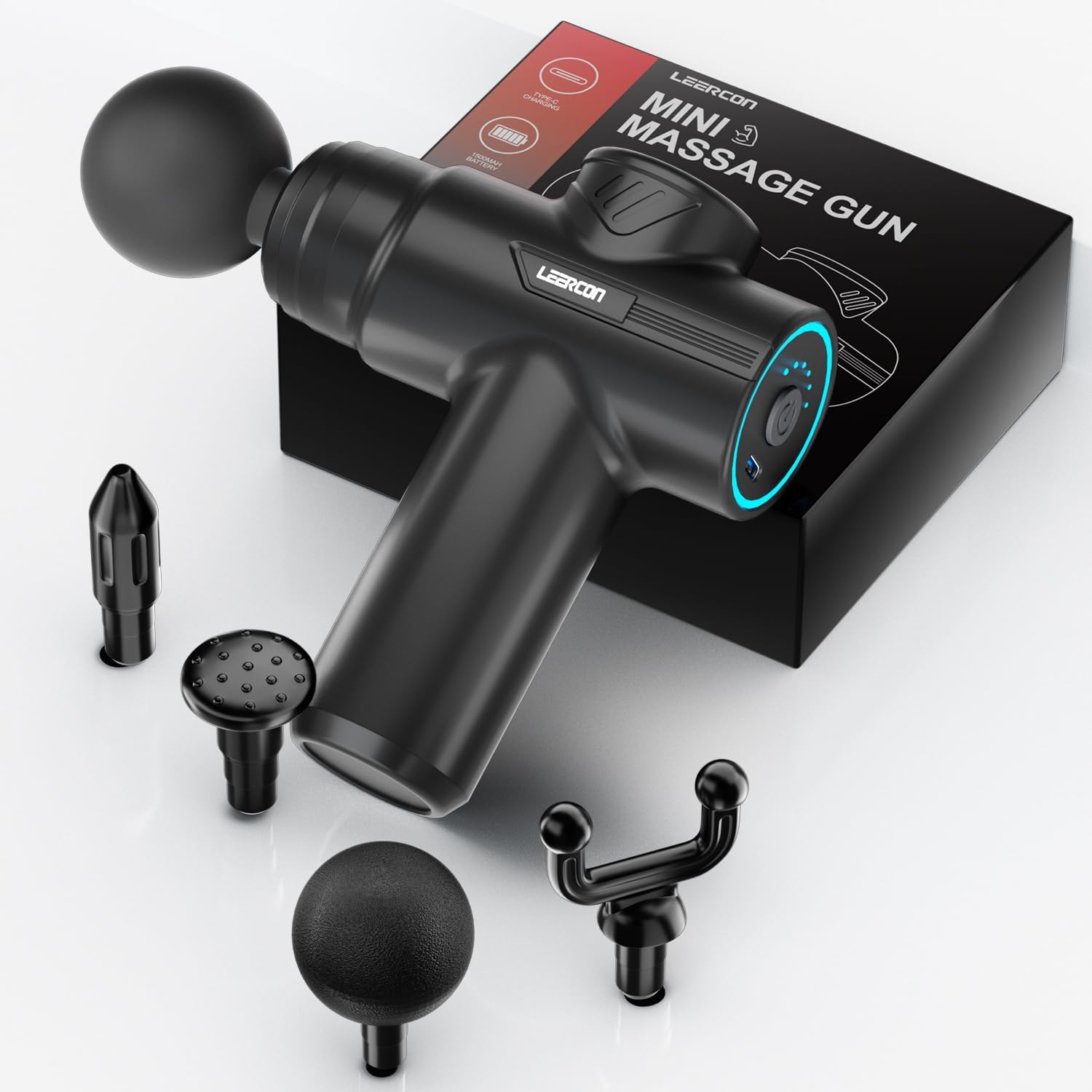 LEERCON Mini Massage Gun, 6 Ke - Hair Scalp Massager ulasan dan harga