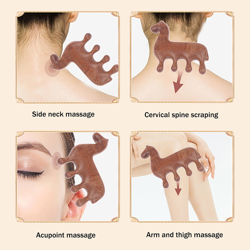 Sisir Kayu Cendana Empat Gigi  - Hair Scalp Massager ulasan dan harga