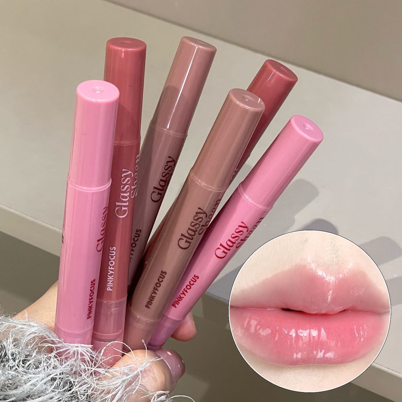Pinkyfocus Hydrating Serum Lip - Lip Gloss Plumping ulasan dan harga