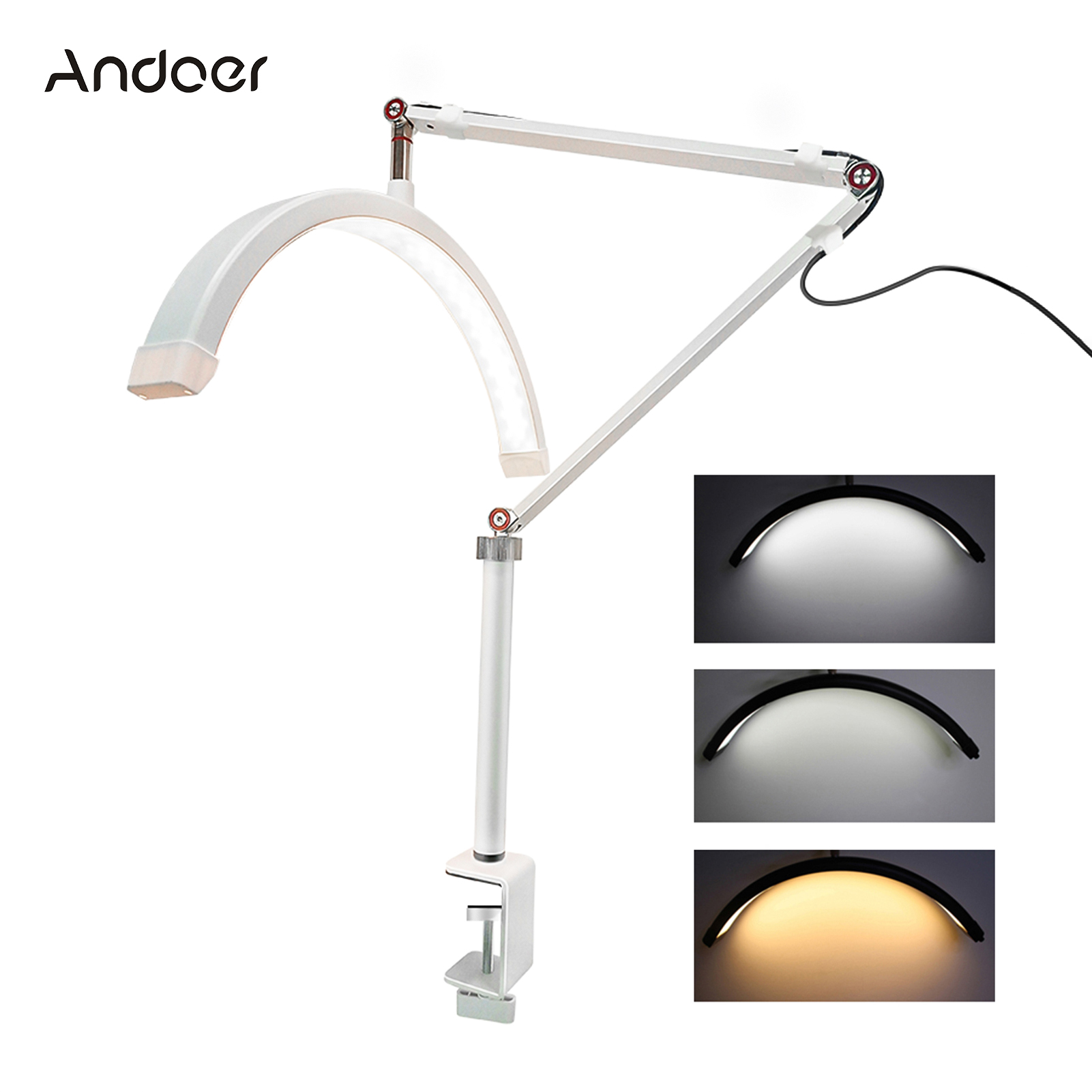 Andoer HD-M3X, lampu cincin LE - Beauty Makeup Video ulasan dan harga
