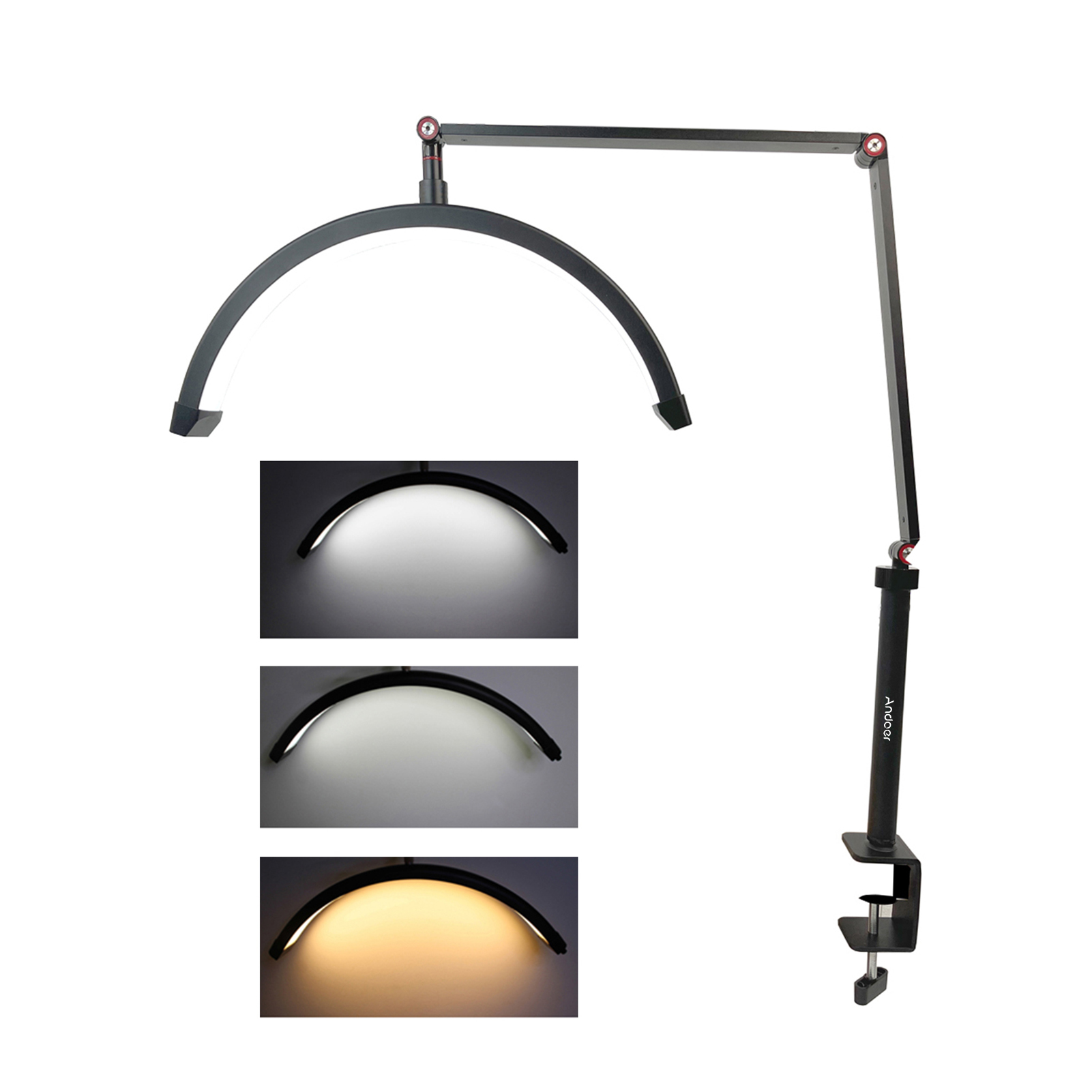 Andoer HD-M3X, lampu cincin LE - Beauty Makeup Video ulasan dan harga