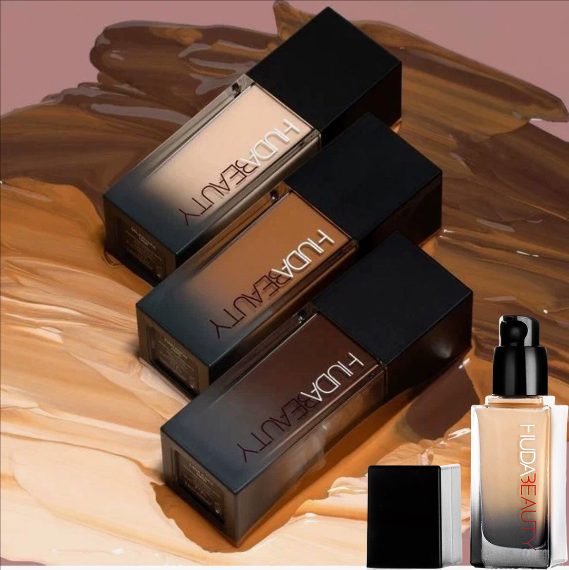 Huda Beauty Flawless Liquid Fo - Huda Beauty Makeup Bag ulasan dan harga