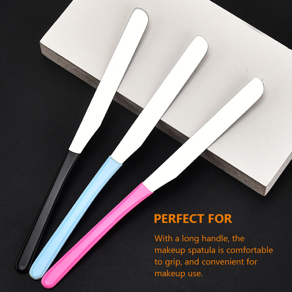 Spatula Pencampur Makeup Stain - Beauty Makeup Foundation ulasan dan harga