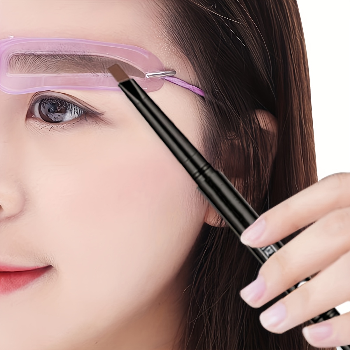 8 in 1 Stencil Alis Dapat Digu - Beauty Makeup Tools Set ulasan dan harga