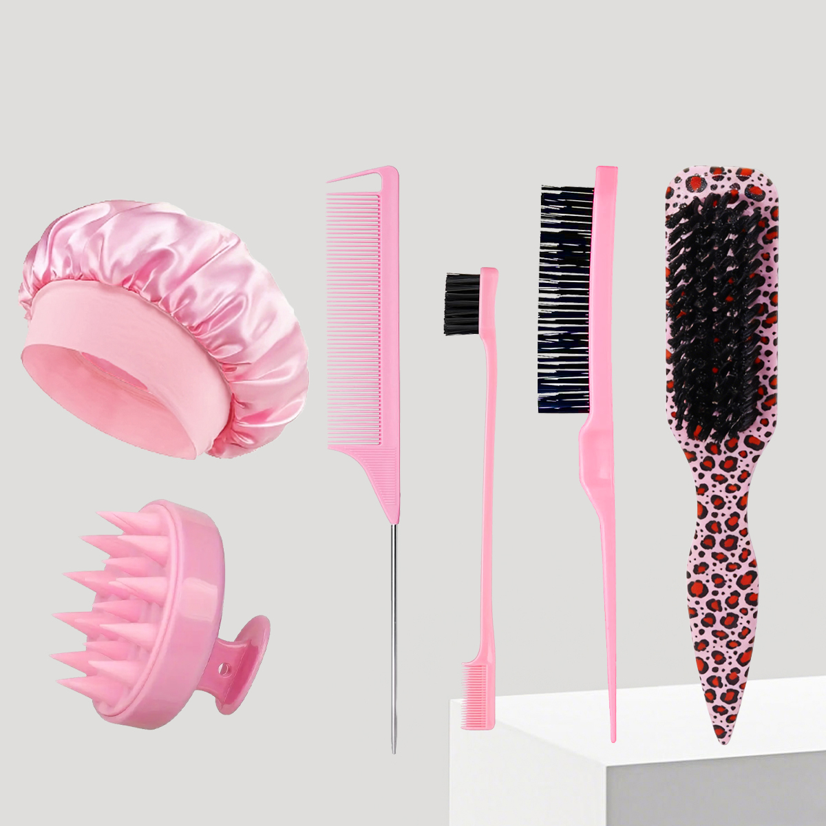 Set alat penata rambut 6 buah  - Hair Scalp Massager ulasan dan harga