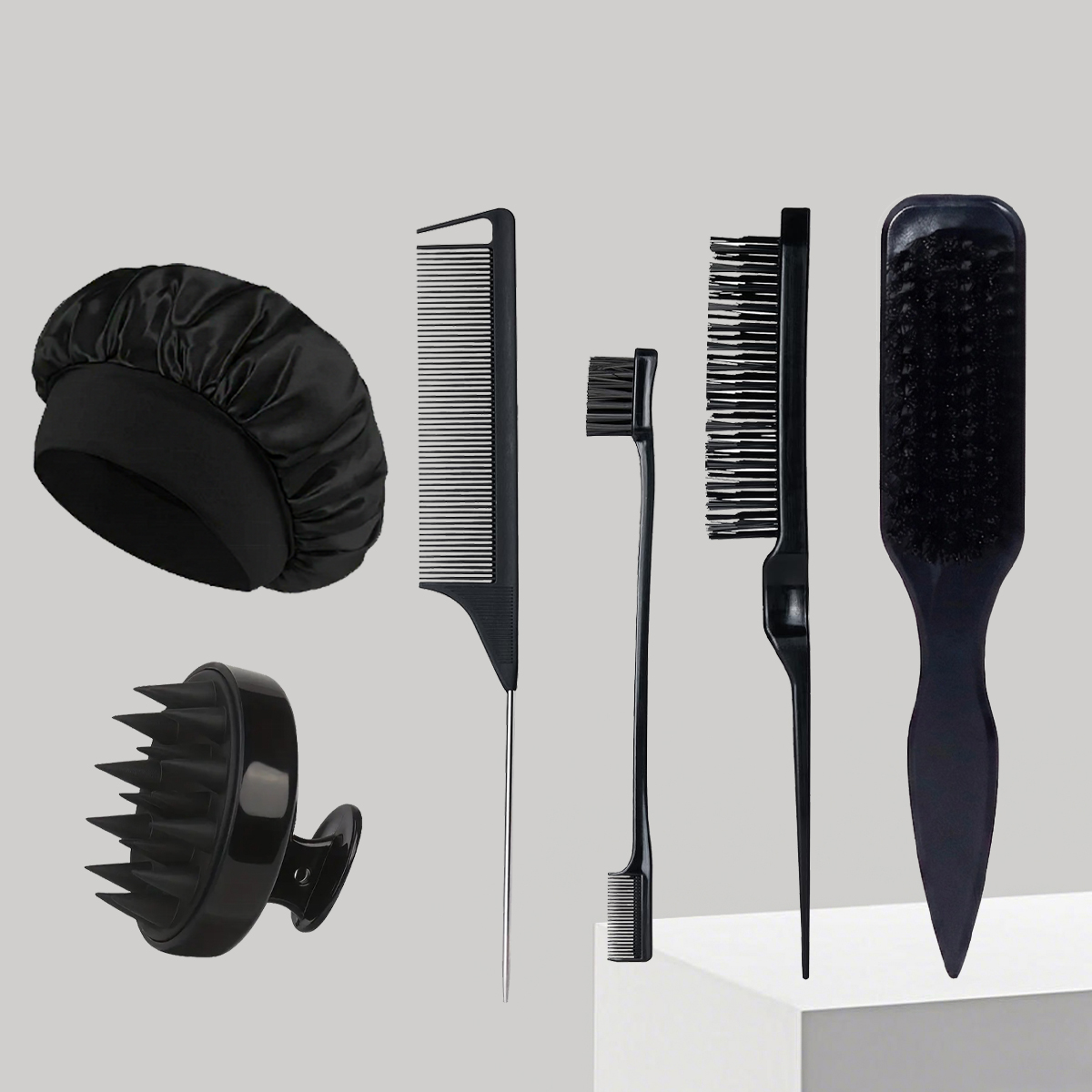 Set alat penata rambut 6 buah  - Hair Scalp Massager ulasan dan harga