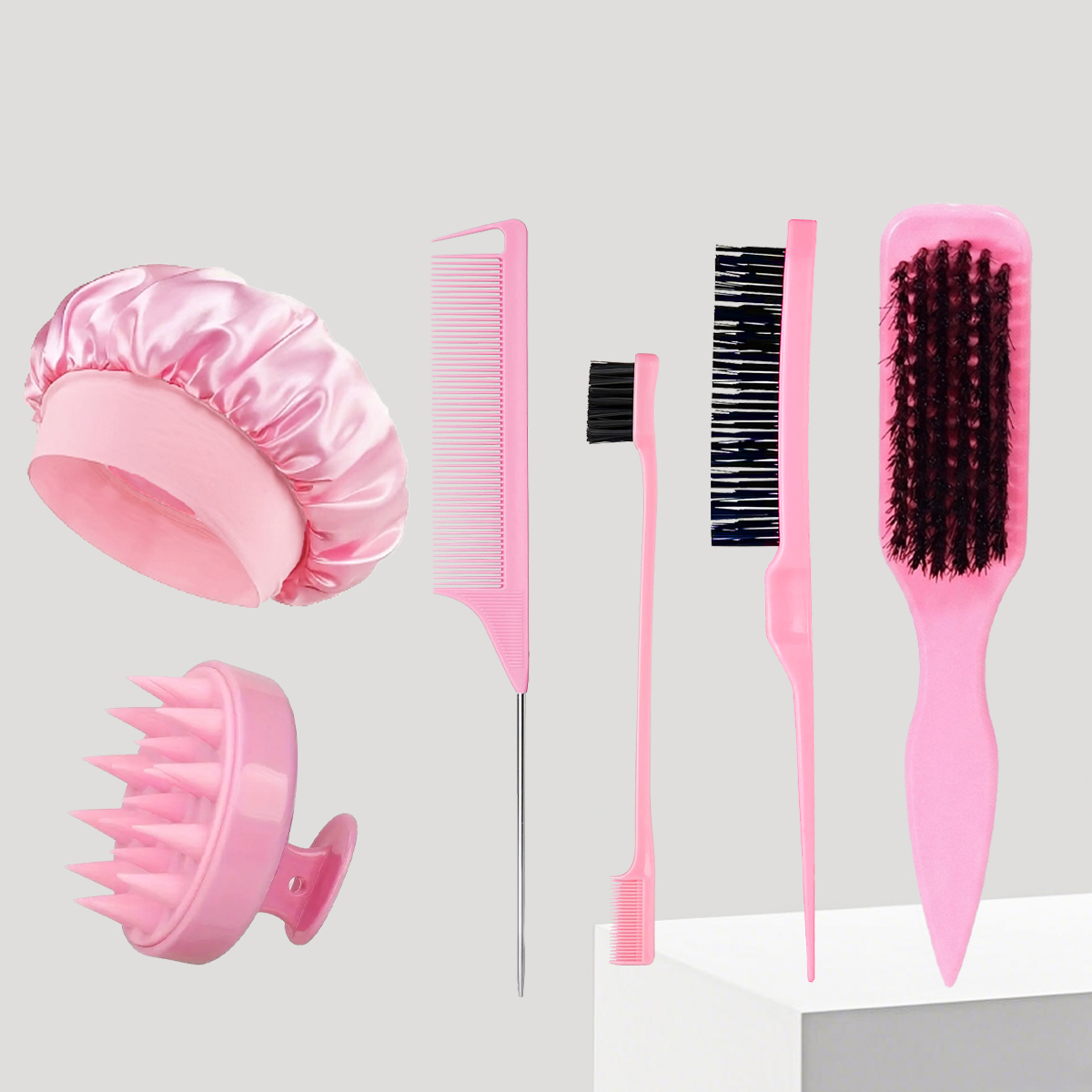 Set alat penata rambut 6 buah  - Hair Scalp Massager ulasan dan harga