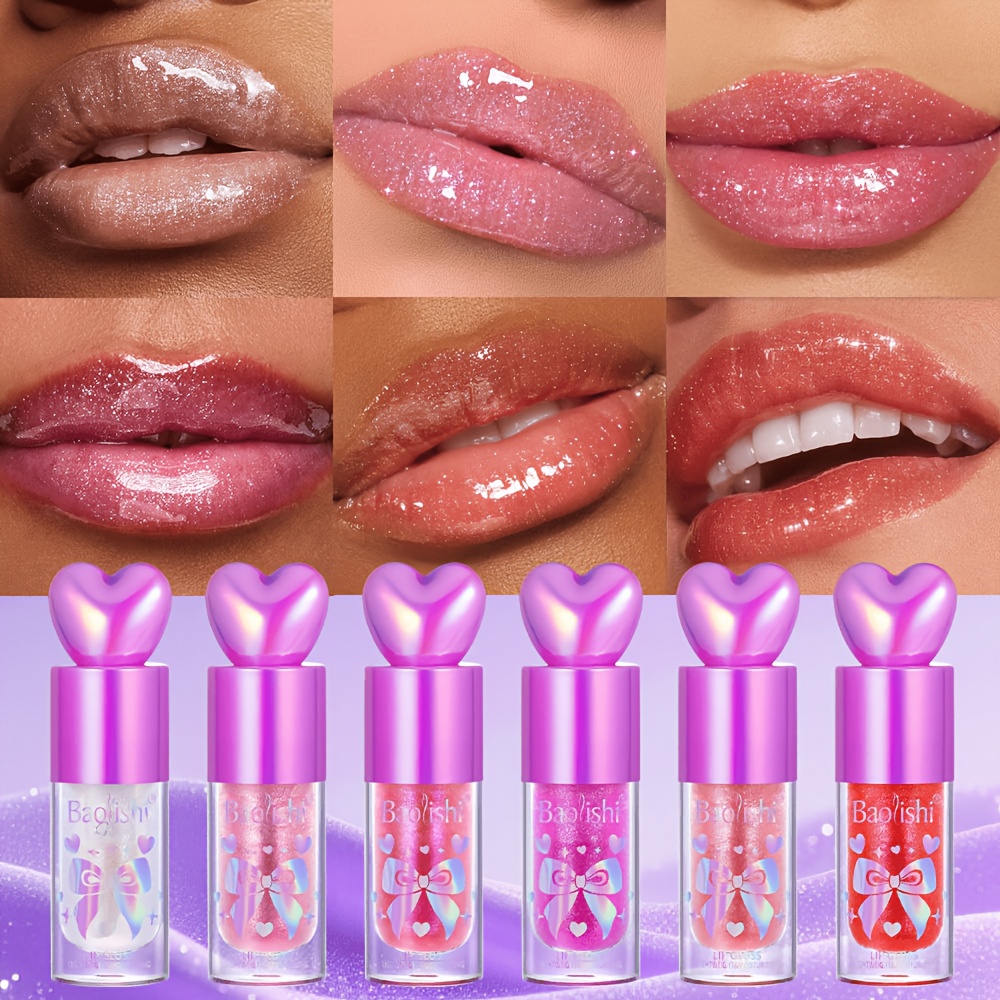 Lip Gloss Bentuk Hati Berkilau - Lip Gloss Plumping ulasan dan harga