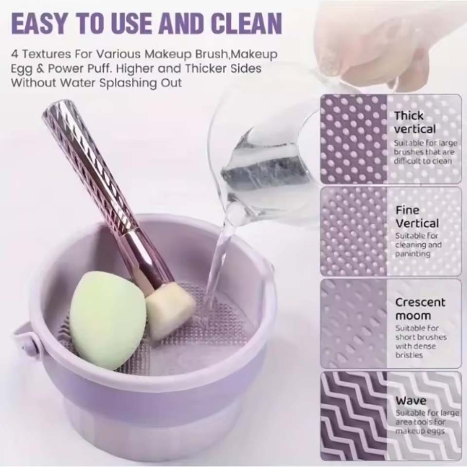 Set Peralatan Pembersih Kuas M - Beauty Makeup Tools Set ulasan dan harga