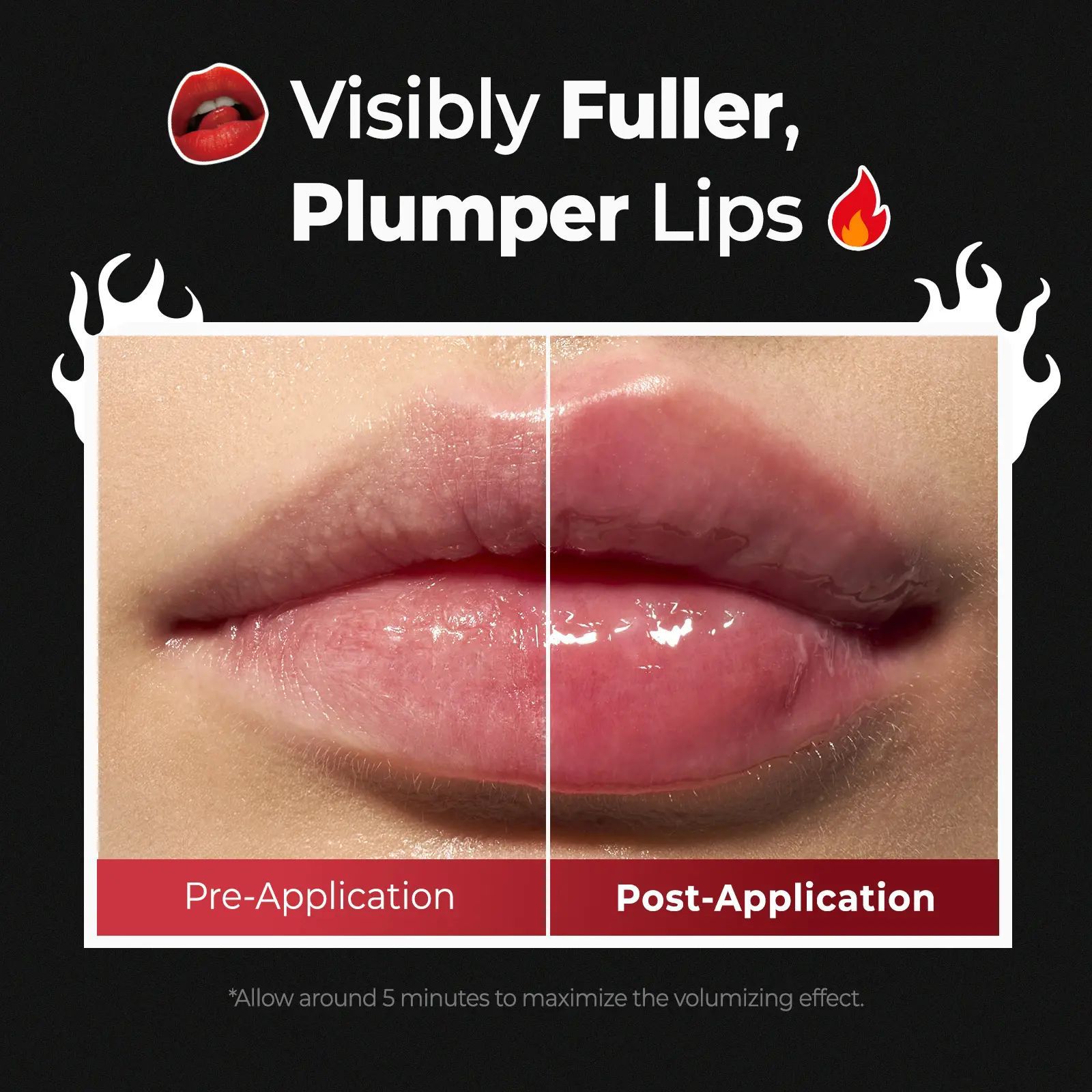 Pengilap Bibir Pedas Penambah  - Lip Gloss Plumping ulasan dan harga