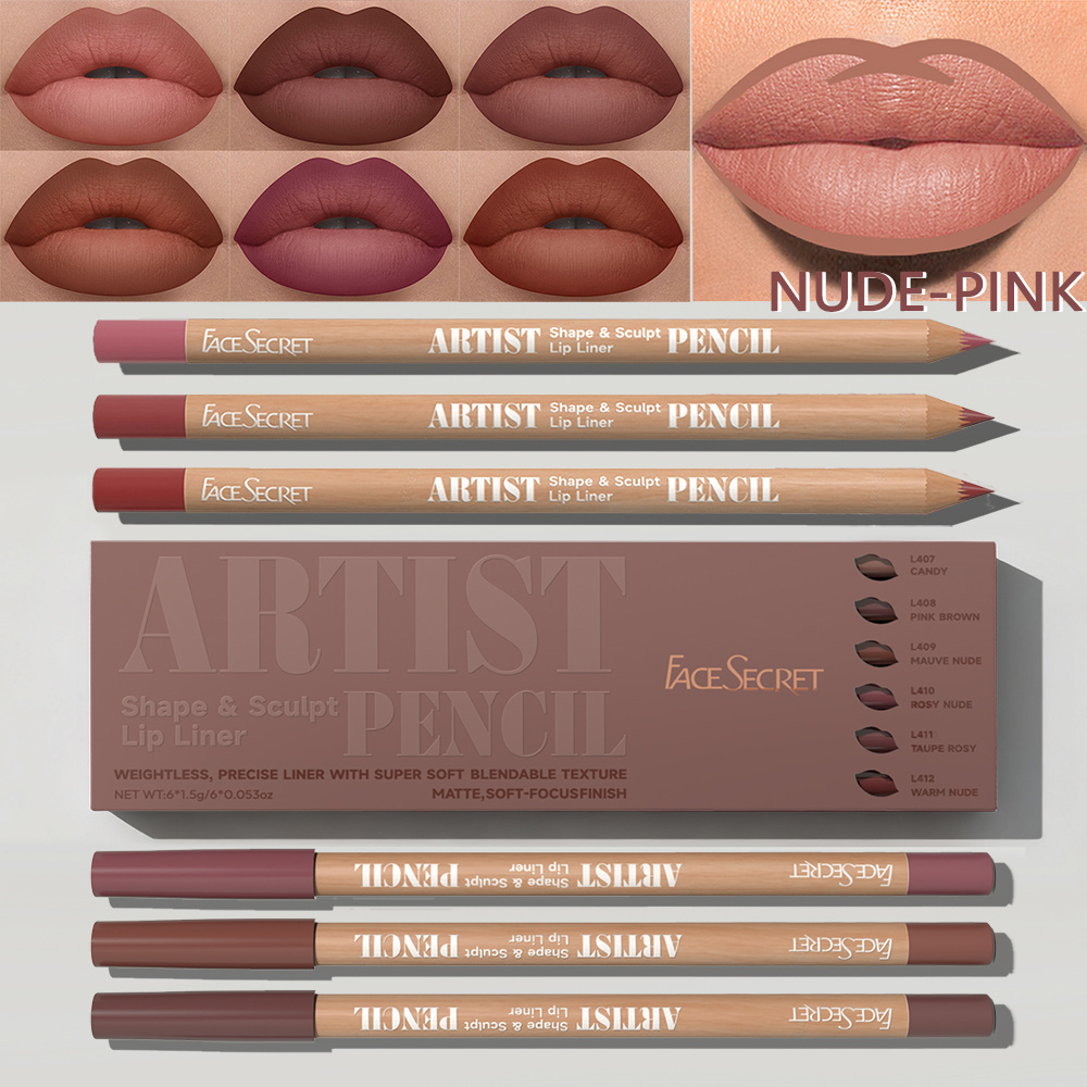 6pcs Set Pensil Lip Liner Arti - Lip Liner Pencil ulasan dan harga