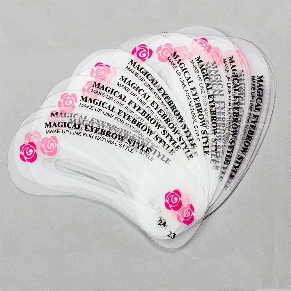 24 Gaya Templat Alis Cetakan P - Beauty Makeup Tools Set ulasan dan harga