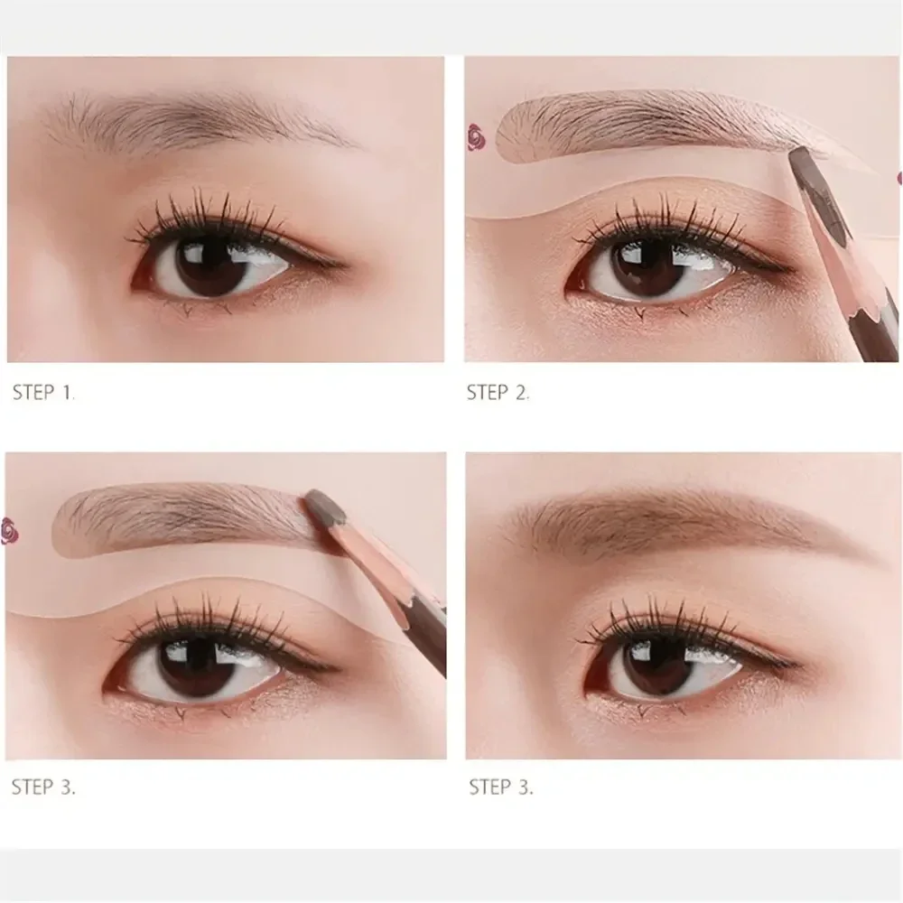 24 Gaya Templat Alis Cetakan P - Beauty Makeup Tools Set ulasan dan harga