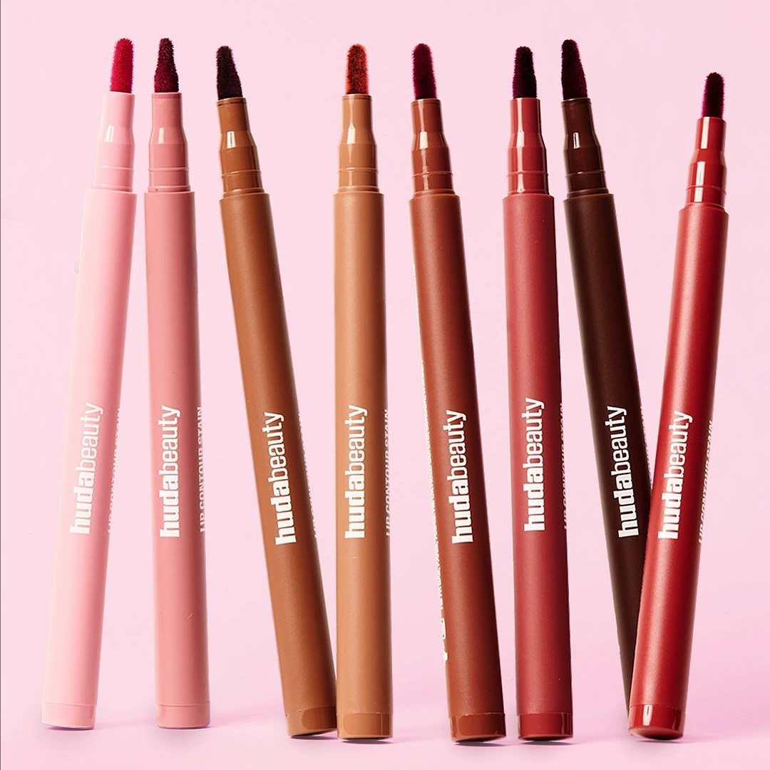 Pensil Lip Liner Velvet Brown  - Huda Beauty Makeup Bag ulasan dan harga